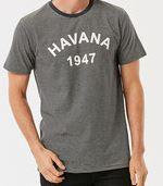 Cotton Regular Fit Stripe T-shirt-Havana